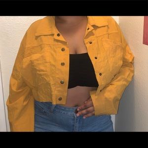 Yellow VINTAGE light jacket